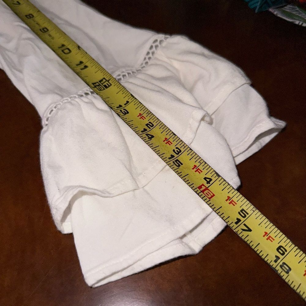 Lilly Pulitzer Bell Sleeve Top White Size XS - Picture 4 of 5